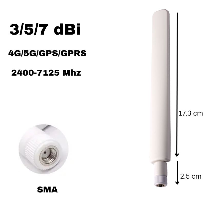 High Frequency WIFI7 Antenna with 2.4 Ghz-7 Ghz