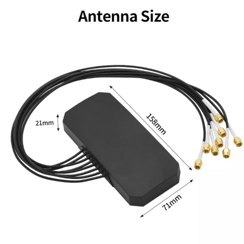 8 in 1 Combine Antenna 5g Lte Mimo Gps Gnss Multi-Band Vehicle