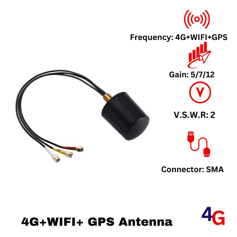 Gps  Antenna 4g Lte Gps Lna 5dbi Bracket Vehicle Mount With Sma