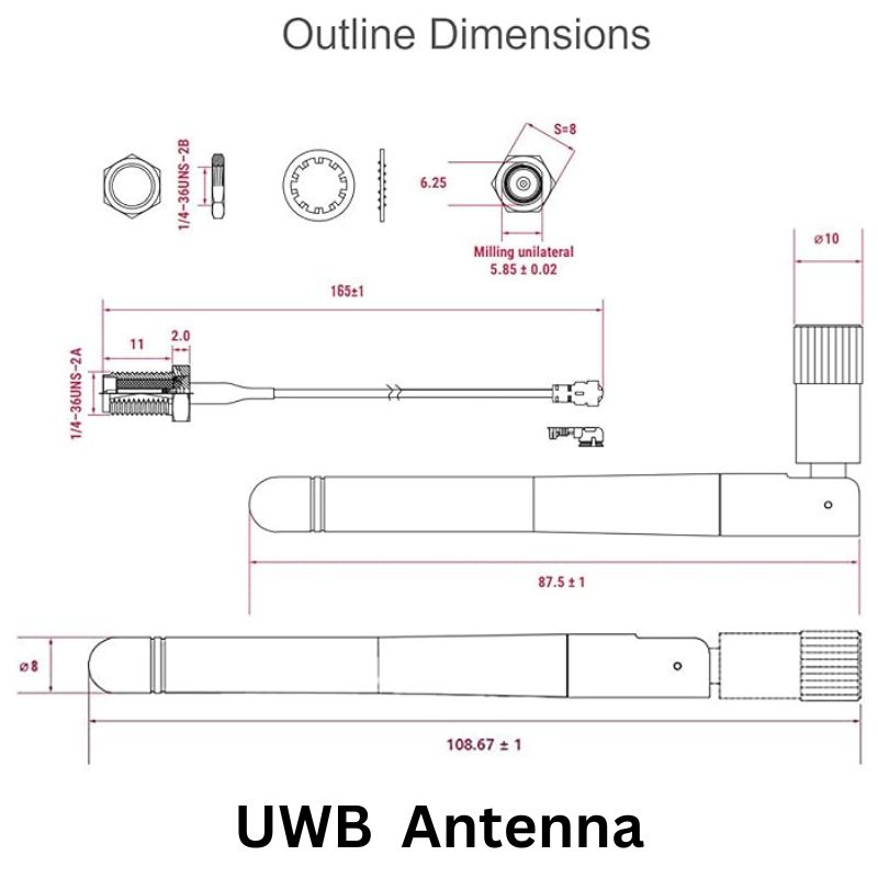 High frequency uwb antenna