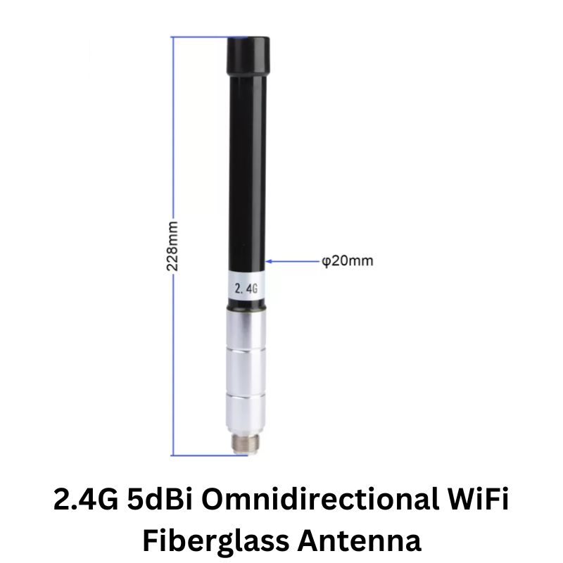 2.4g 5dbi Omnidirectional Wifi Fiberglass Antenna