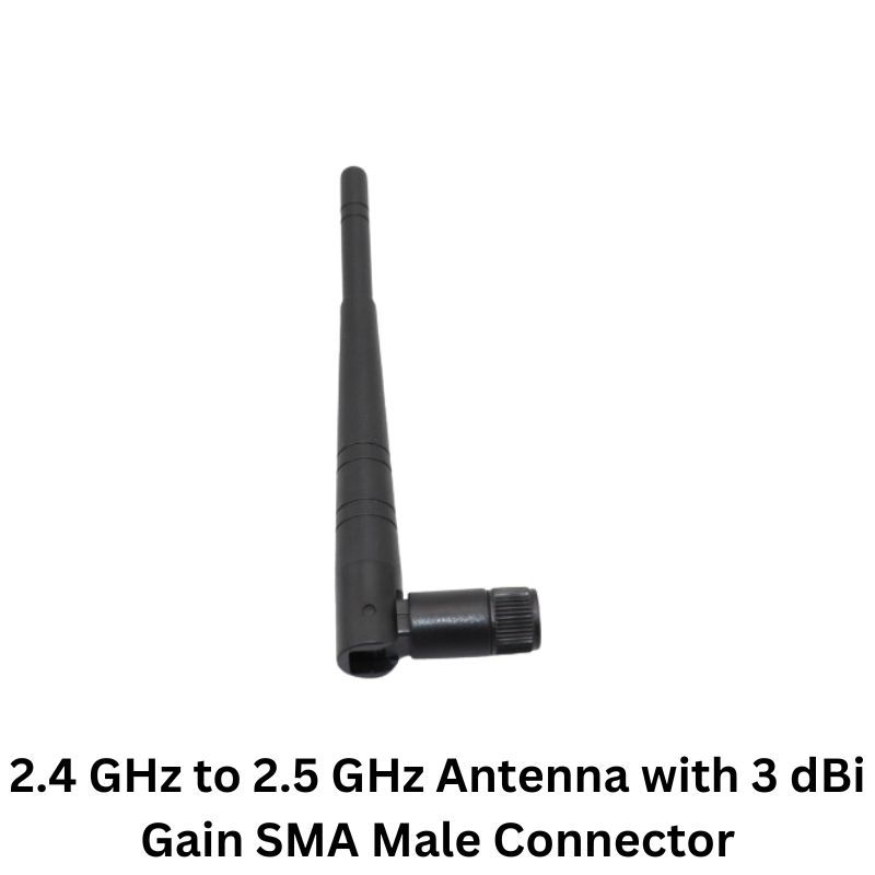 2.4 Ghz To 2.5 Ghz Antenna With 3 Dbi Gain Sma Male Connector