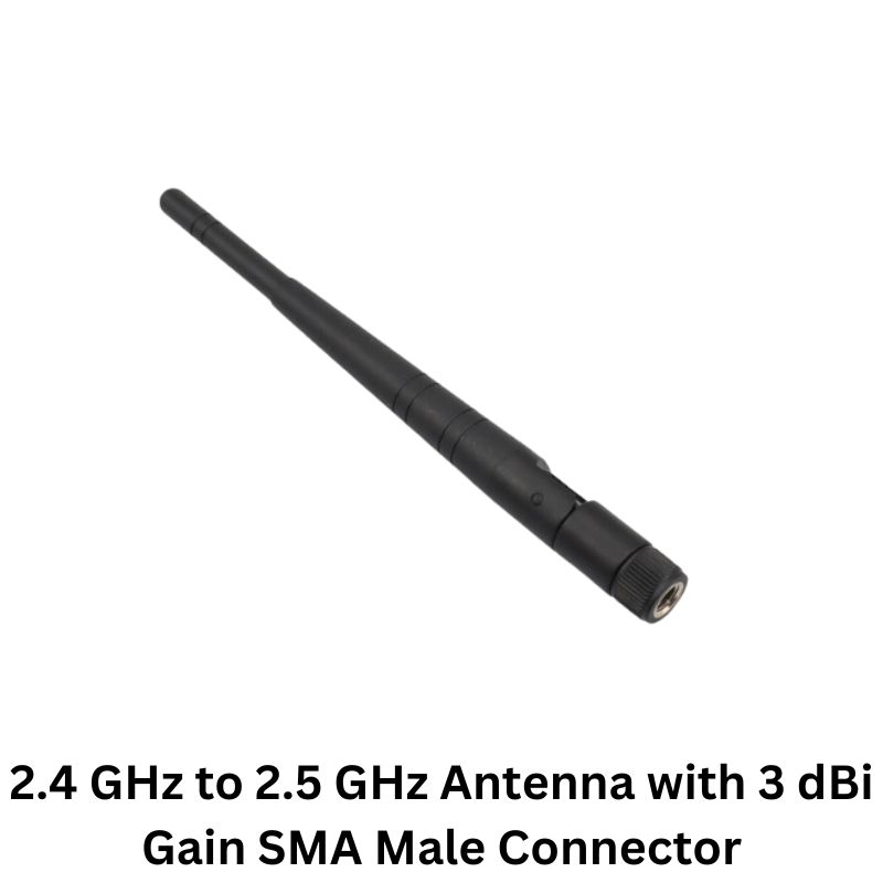 2.4 Ghz To 2.5 Ghz Antenna With 3 Dbi Gain Sma Male Connector