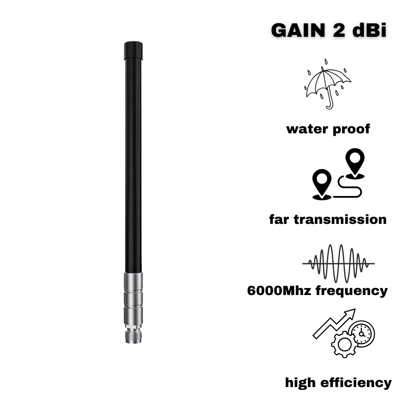 Best Omnidirectional Fiberglass Antenna 0-6000mhz 2dbi