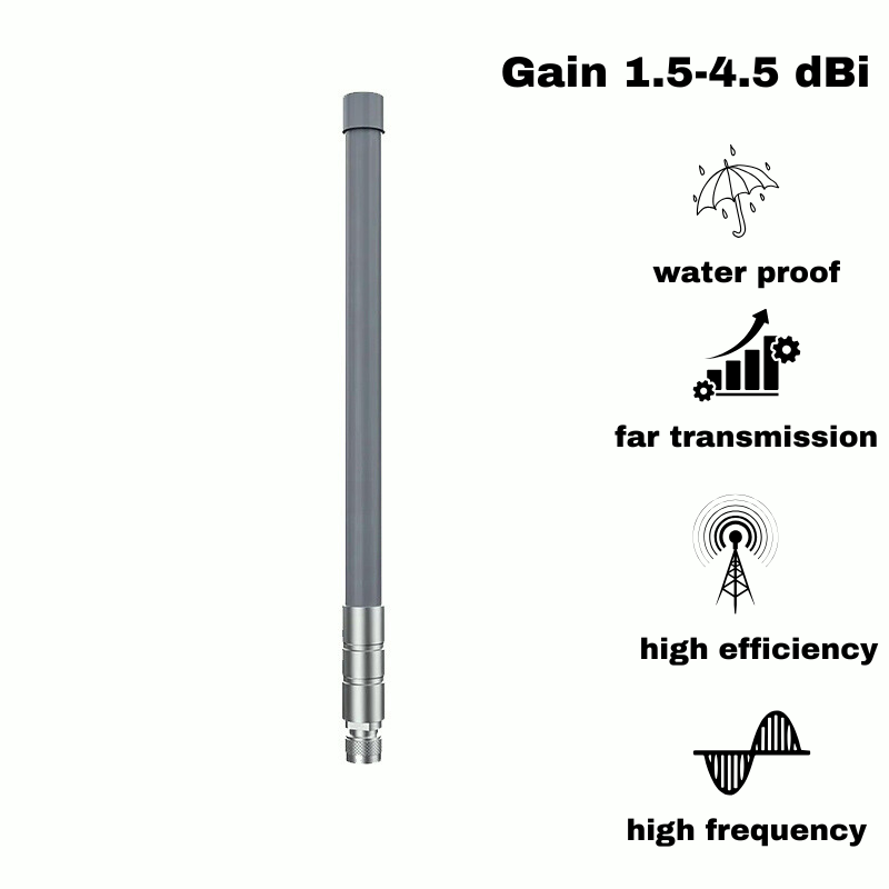 600-6000mhz Omnidirectional Fiberglass Antenna 5g 1.5-4.5dBi