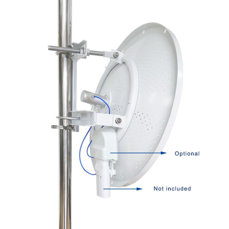 4900 - 6400 Mhz 30 Dbi Mimo Dish Antenna